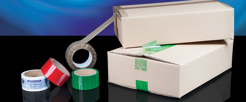 Resembling standard packaging tape, X-Safe tamper evident security tapes are able to void when peeled off or tampered with.