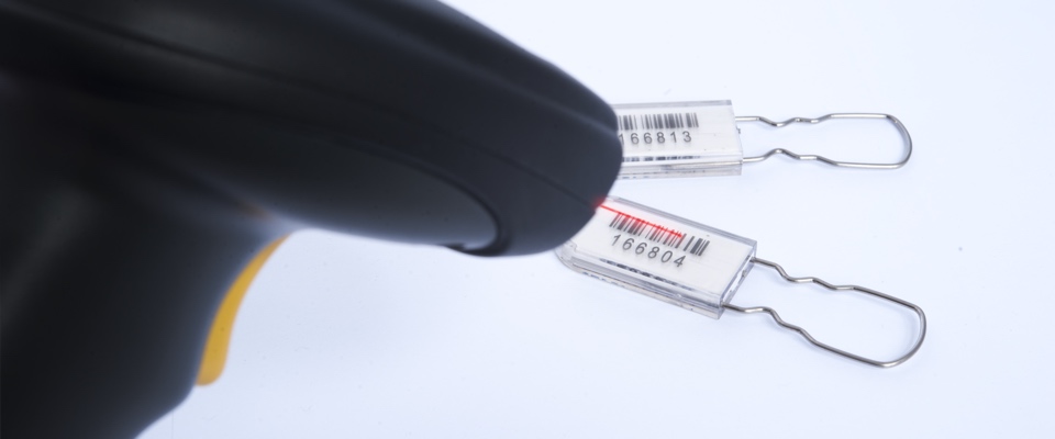 Barcode for easy and accurate recording of serial numbers.