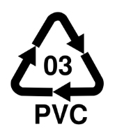 Recyclable plastic pvc